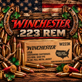 Case of Winchester .223 Rem ammo, 1000 rounds (75 "Shots")